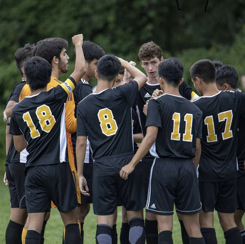 The Cresskill Boys' Soccer Team after their win against Boonton on Tuesday, November 5th.