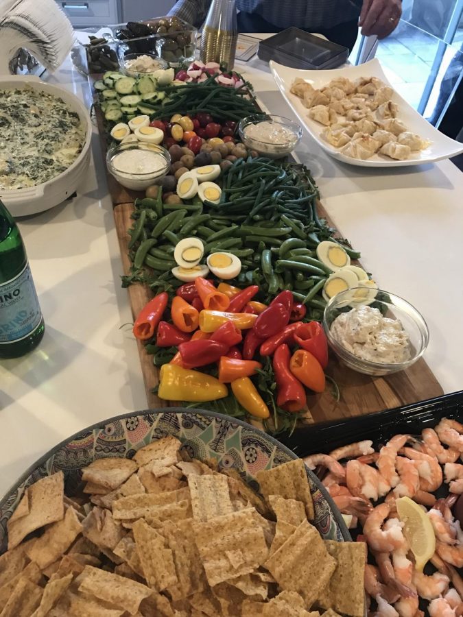 The Thanksgiving spread at the Gorfin household.