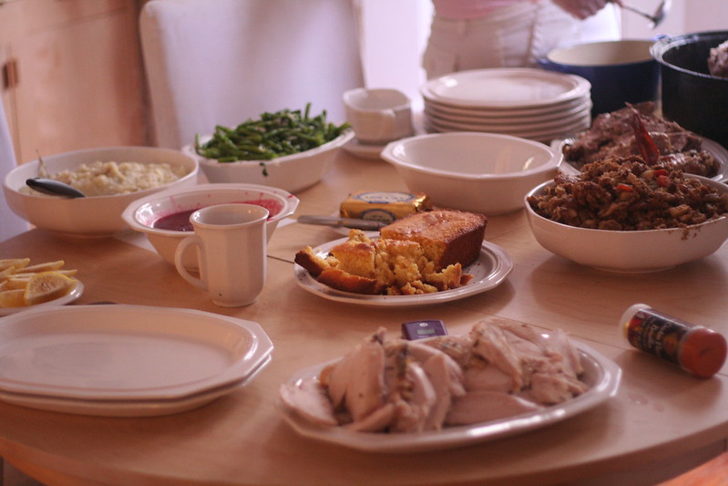 Thanksgiving spread