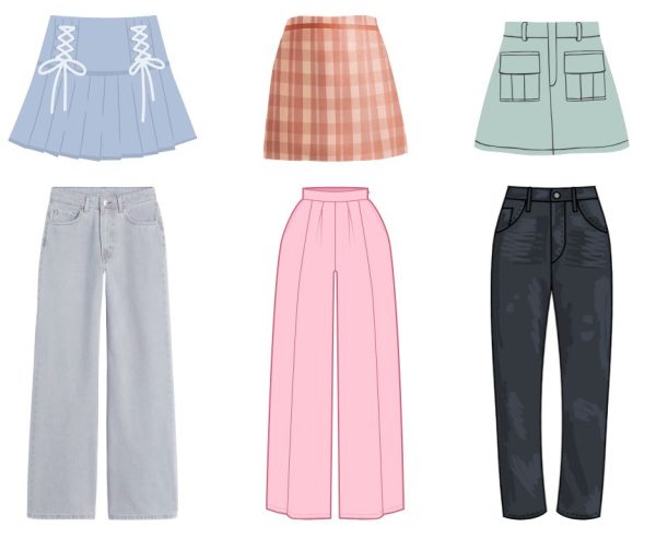 The Bold Trend of Wearing Dresses Over Pants