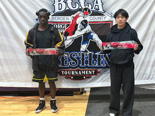 Trevel Griffin (left) and Hugo Tsurushima (right) after the Bergen County George Jockish Tournament